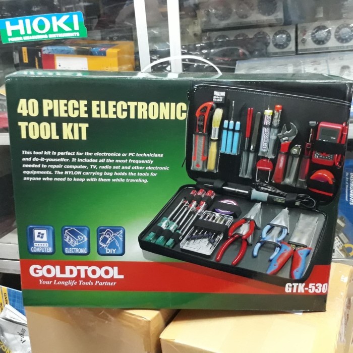 Goldtool Gtk Piece Electronic Tool Kit Wj Mandiri